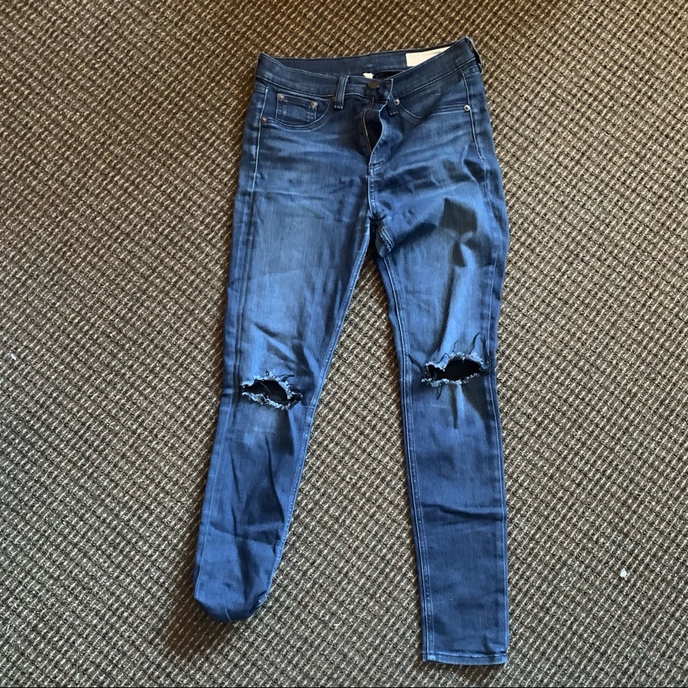 Rag and bone high rise skinny jeans